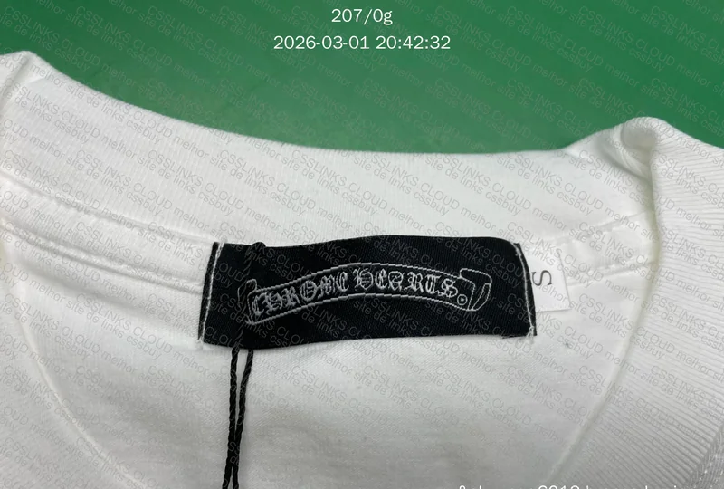Camisa Chrome Hearts branca