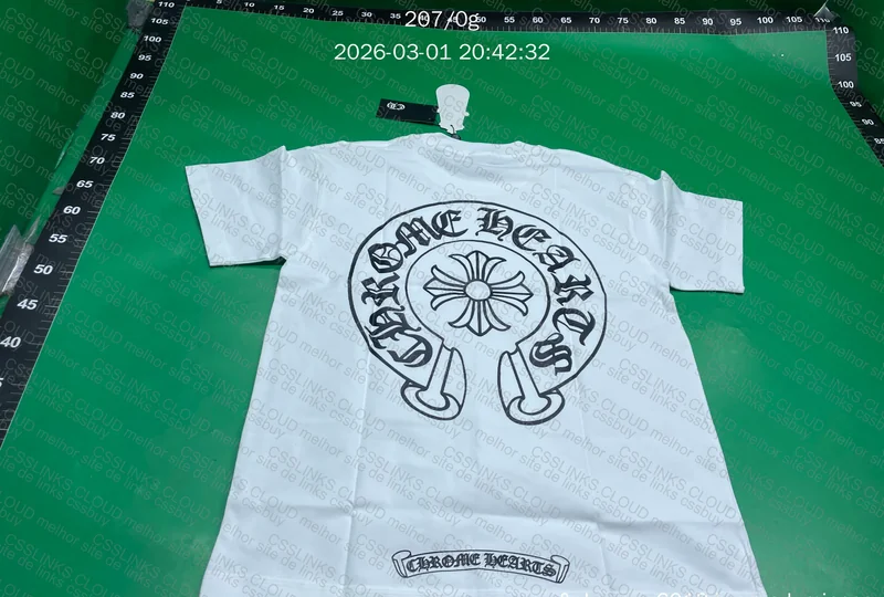 Camisa Chrome Hearts branca 2
