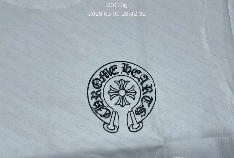 Camisa Chrome Hearts branca 5