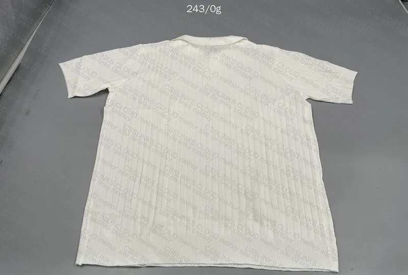 Shirt with Pique Collar Old Money Style 2