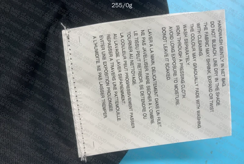 Black Comme des Garçons Shirt (with measurements) 8