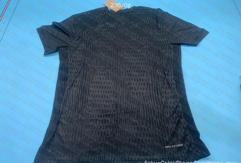 Corinthians All Black Player Version Jersey 3