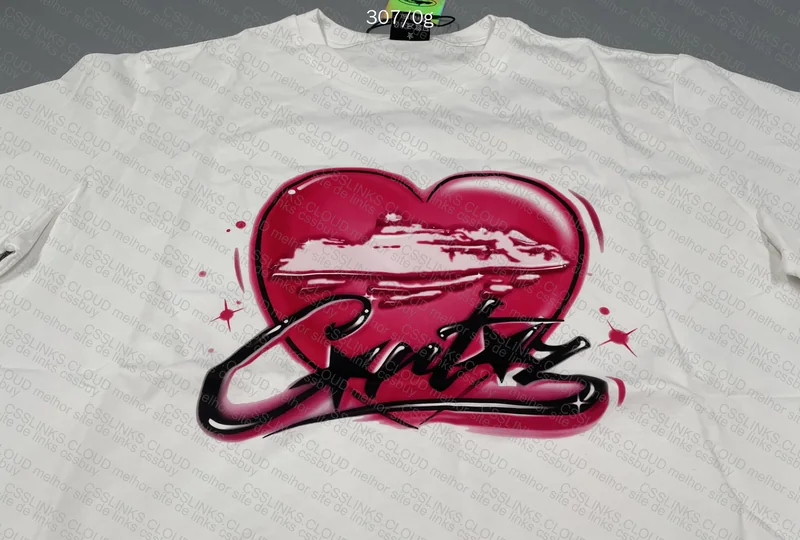 Corteiz Pink Heart Shirt 2