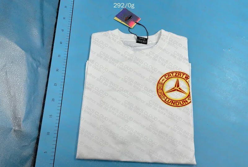 Corteiz x Mercedes Benz White Tee