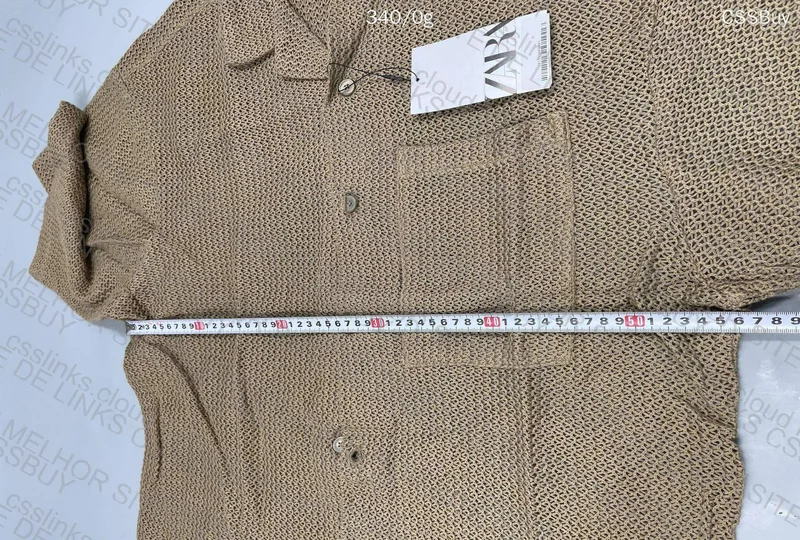 Brown Crochet Shirt - Zara 7