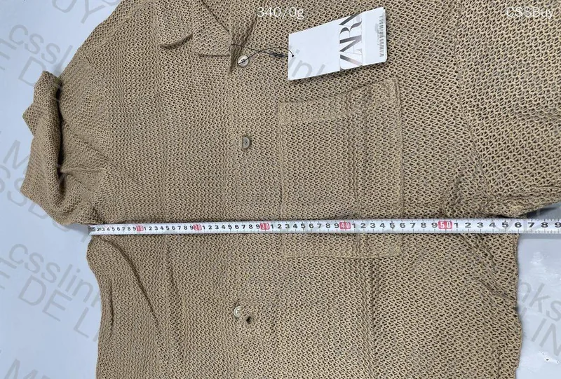 Brown Crochet Shirt - Zara 8