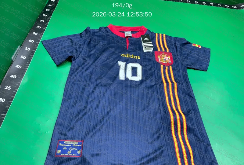 Camisa da Espanha 96/97 Raul 10 5
