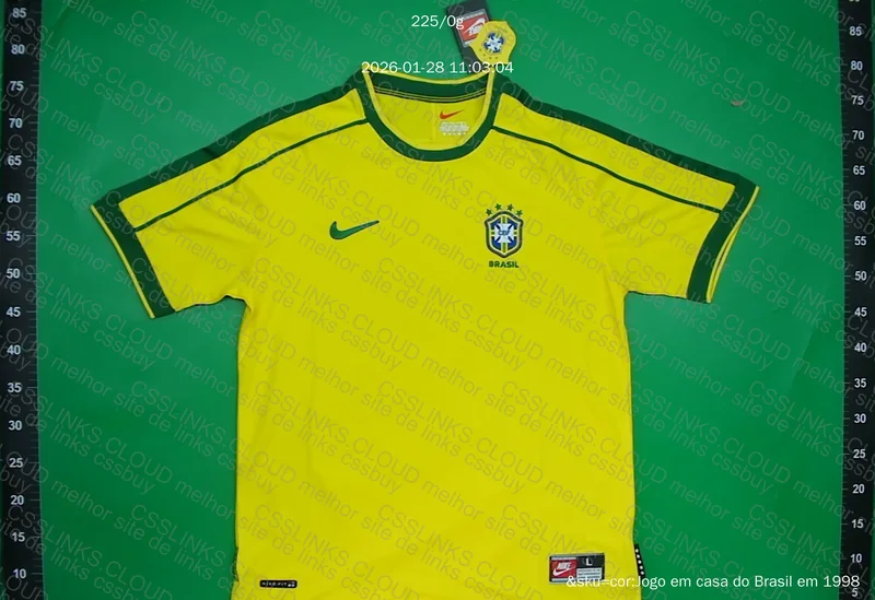 Camisa da seleção brasileira 1998