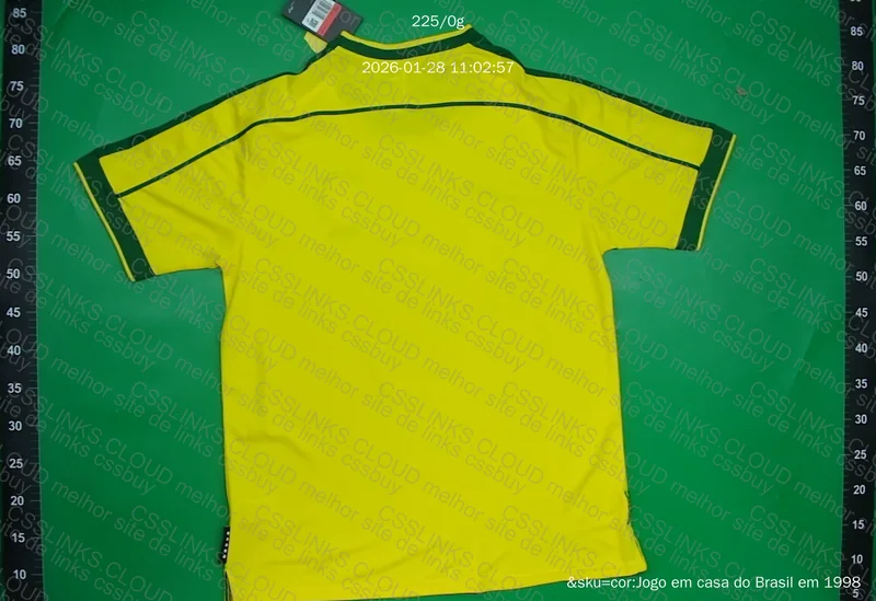 Camisa da seleção brasileira 1998 2