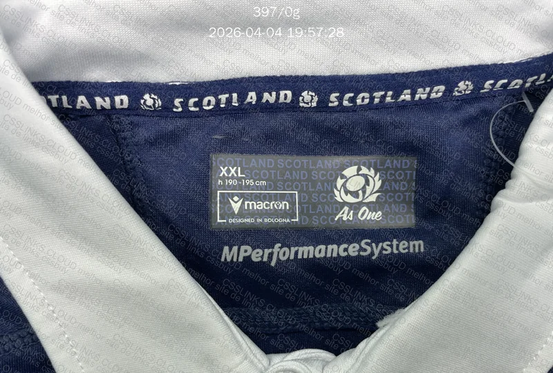 CAMISA DA SELEÇÃO ESCOCESA DE RUGBY 4