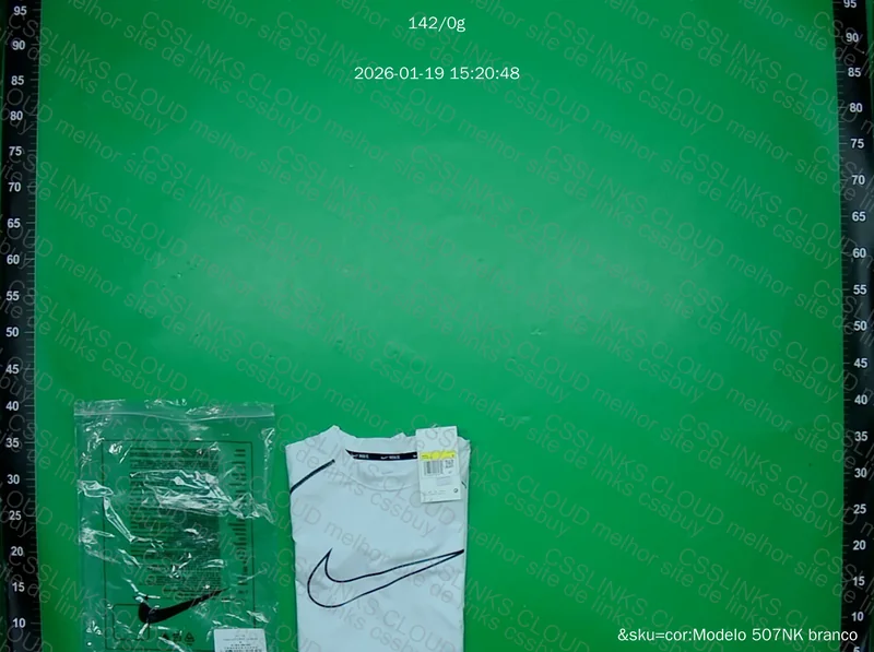 Camisa de Compressão Nike Branca 3