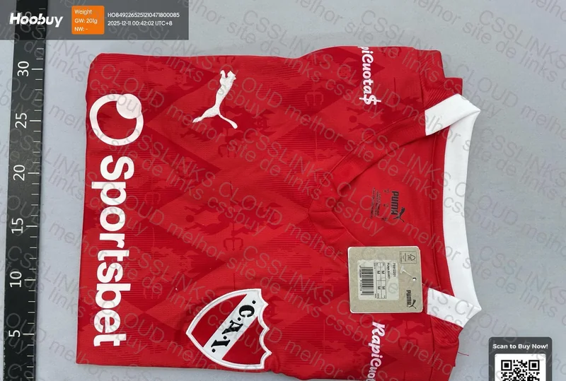 Independiente Home Football Shirt 25