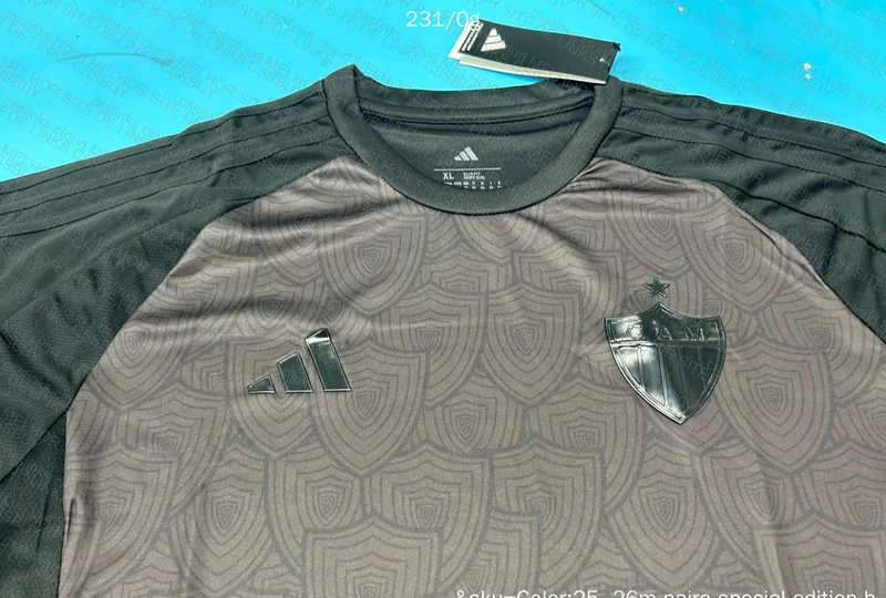 Atlético Mg/Galo Doido Completely Black Team Jersey 4