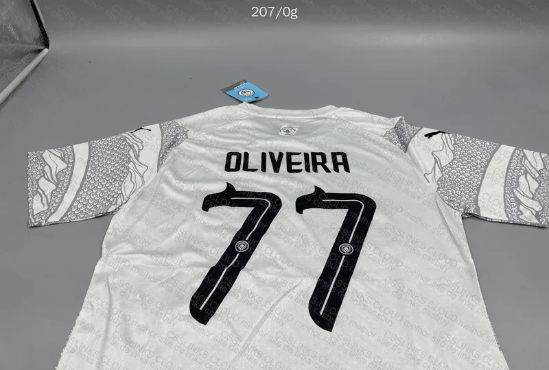 Custom Man. City Team Jersey (Player Version) 5