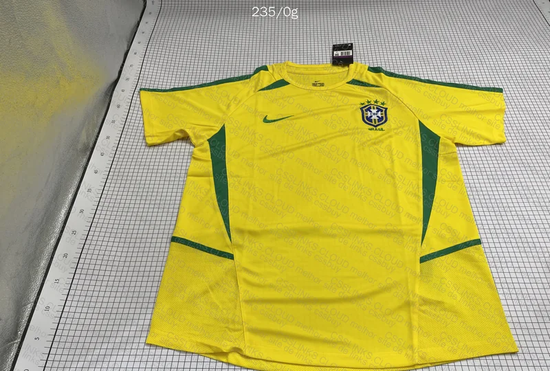 Brazil 2002 Retro Team Jersey
