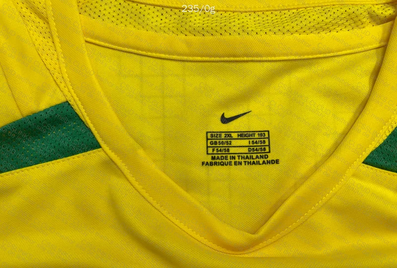 Brazil 2002 Retro Team Jersey 4