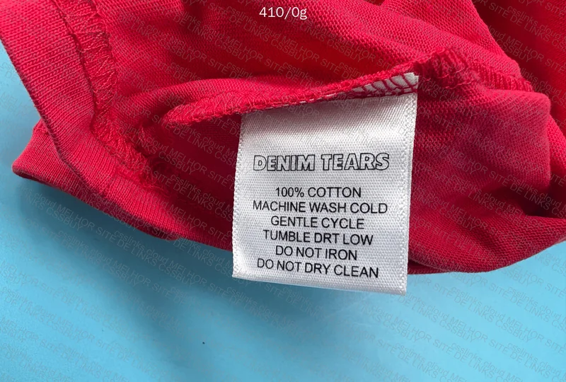 Red Denim Tears Shirt 4