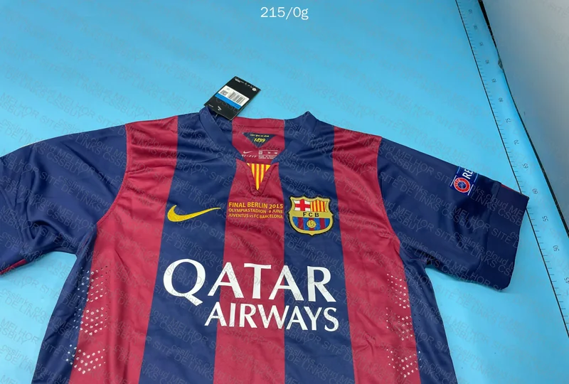 Barcelona Shirt 14-15 + Badges - Neymar #11 4