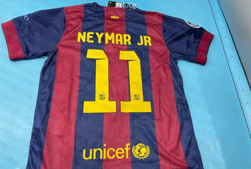 Barcelona Shirt 14-15 + Badges - Neymar #11 6