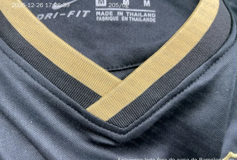 Barcelona Black and Gold Jersey 20/21