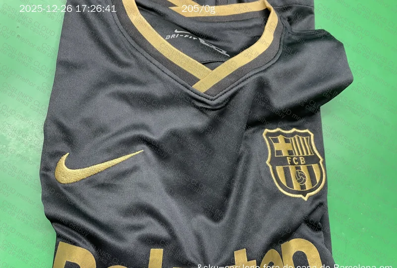 Barcelona Black and Gold Jersey 20/21 2