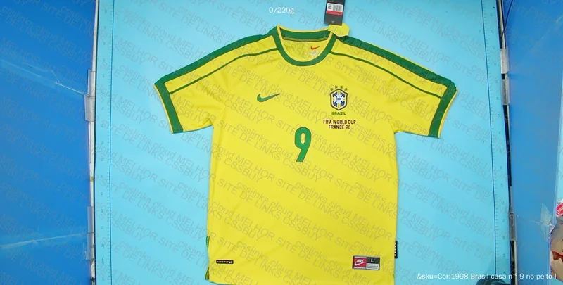 Brazil 1998 Jersey 3