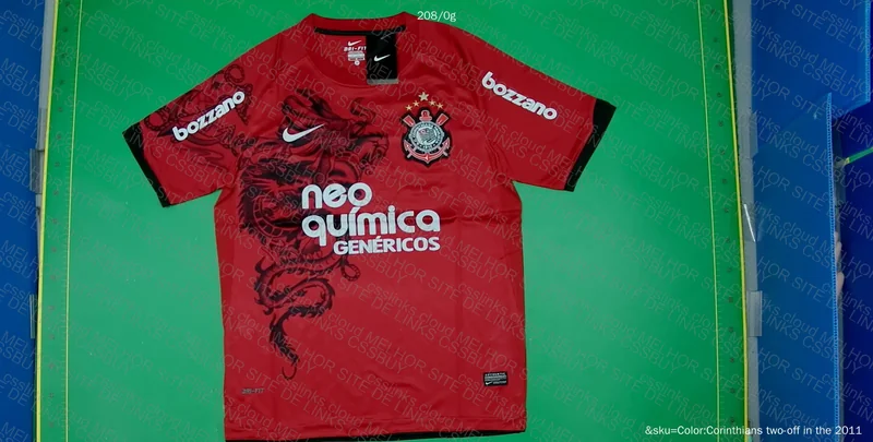 Red Corinthians 2012 Shirt 2