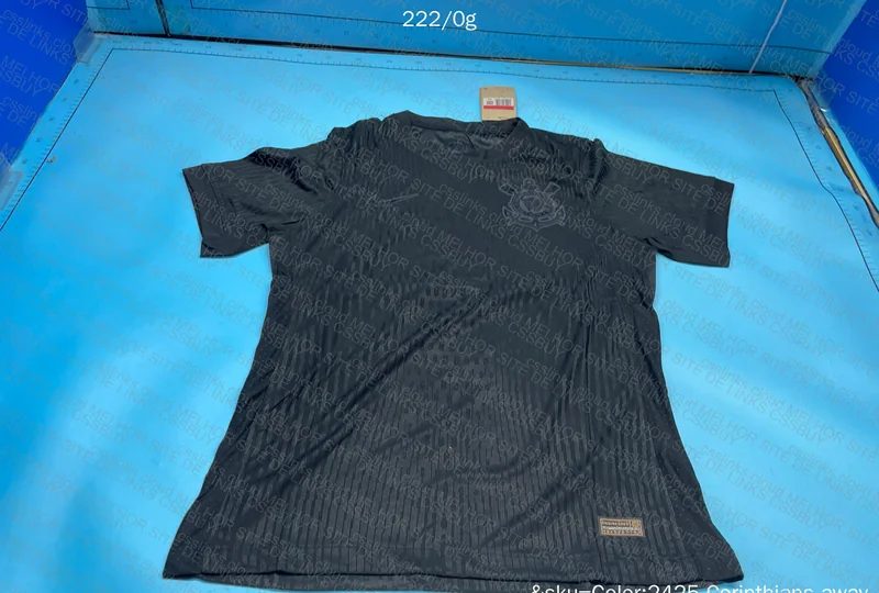 Corinthians All Black Shirt (WITH MEASUREMENTS) 4