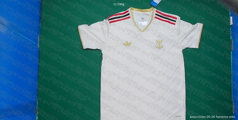 Flamengo White Gold Shirt 2