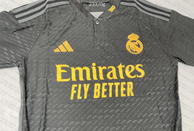 Real Madrid Black Jersey 4