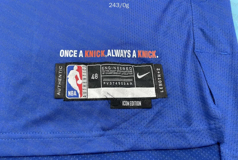 Knicks Authentic TNT Jersey 6