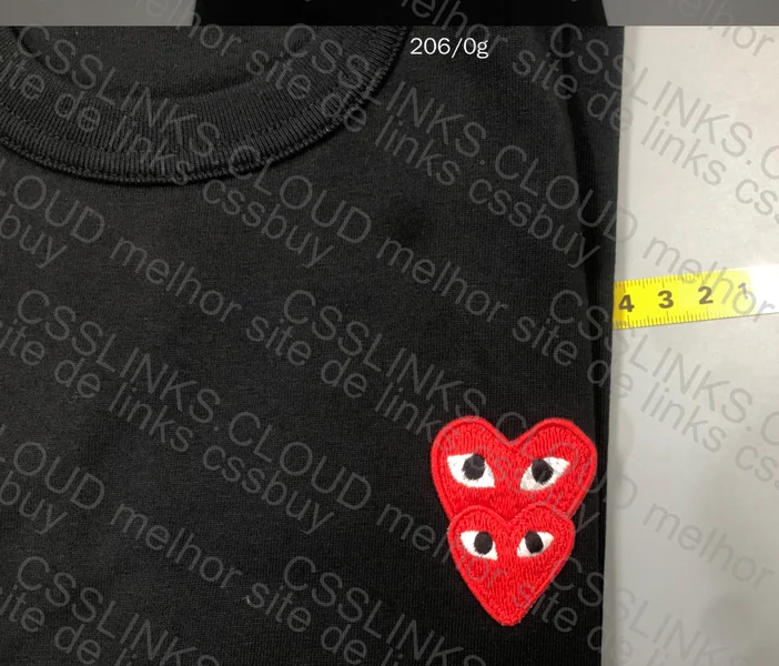 Double Heart CDG Jersey 3