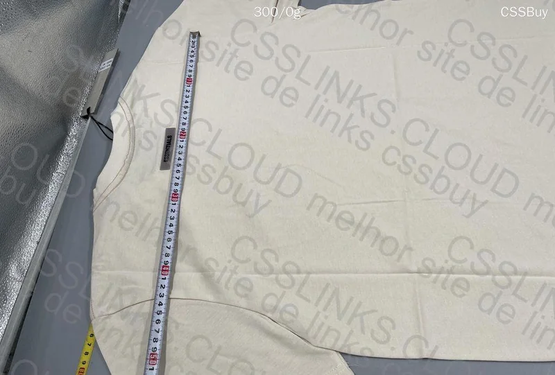 Essentials Beige Shirt (with Measurements)