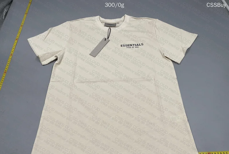 Essentials Beige Shirt (with Measurements) 2