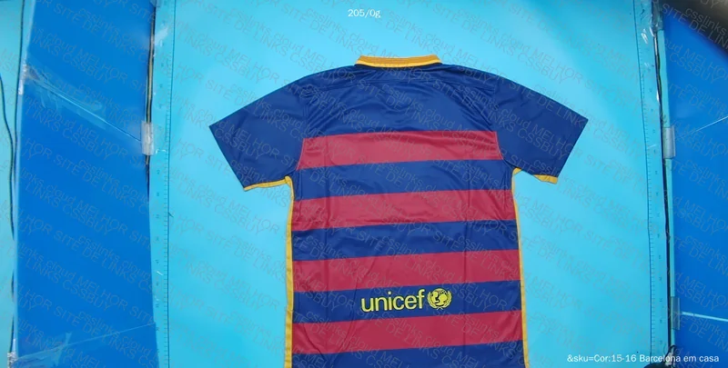 FC Barcelona Home 15-16 Retro Shirt 3
