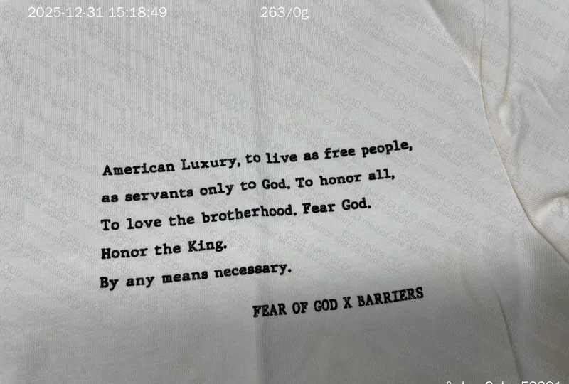 Fear of God Barrier Shirt 9