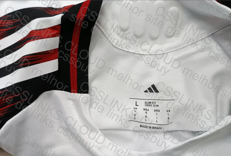Flamengo White Jersey 2025 Player Version 3