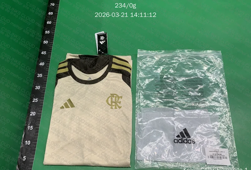 Camisa Flamengo Treino e comissão 2026 - Bege 8