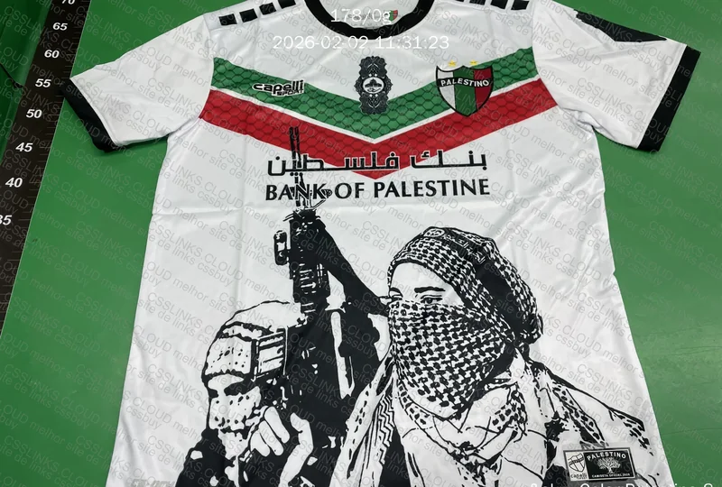 Camisa futesbol da palestina 4