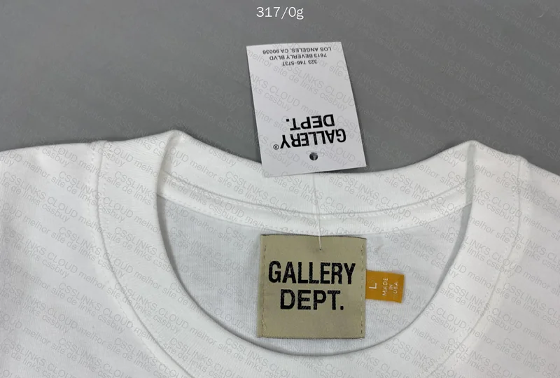 Gallery Dept Shirt (with measurements) 3