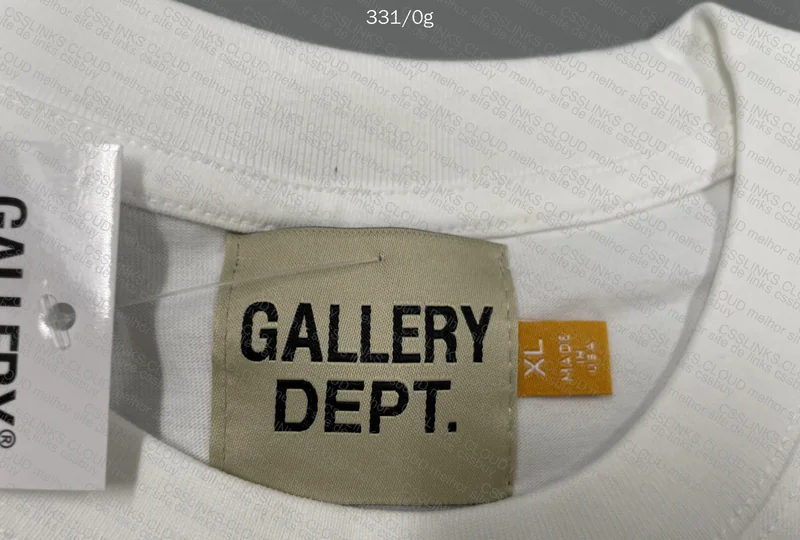 Gallery Dept Shirt with Measurements 2