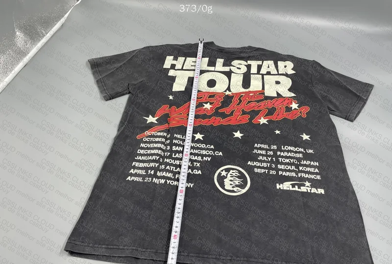 Hell Star Shirt with Measurements 6