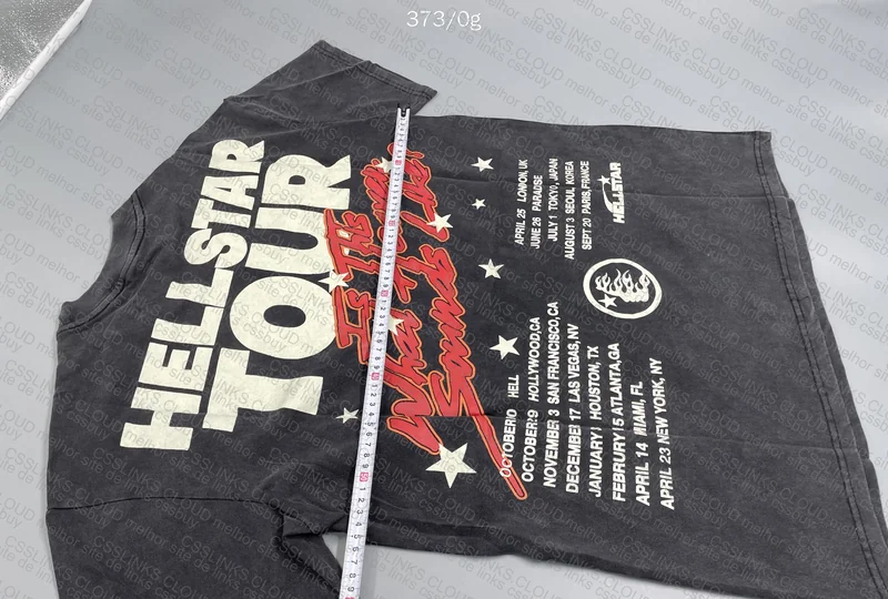 Hell Star Shirt with Measurements 8