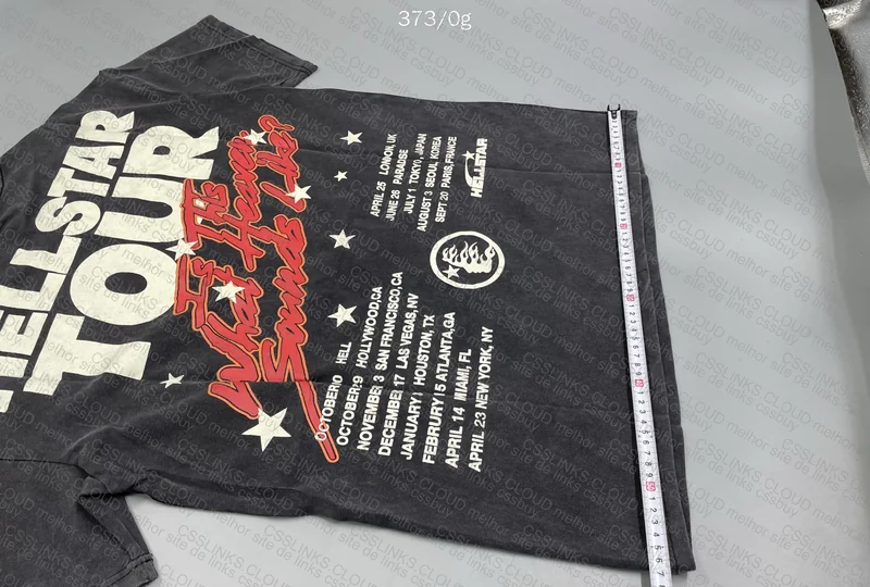 Hell Star Shirt with Measurements 9
