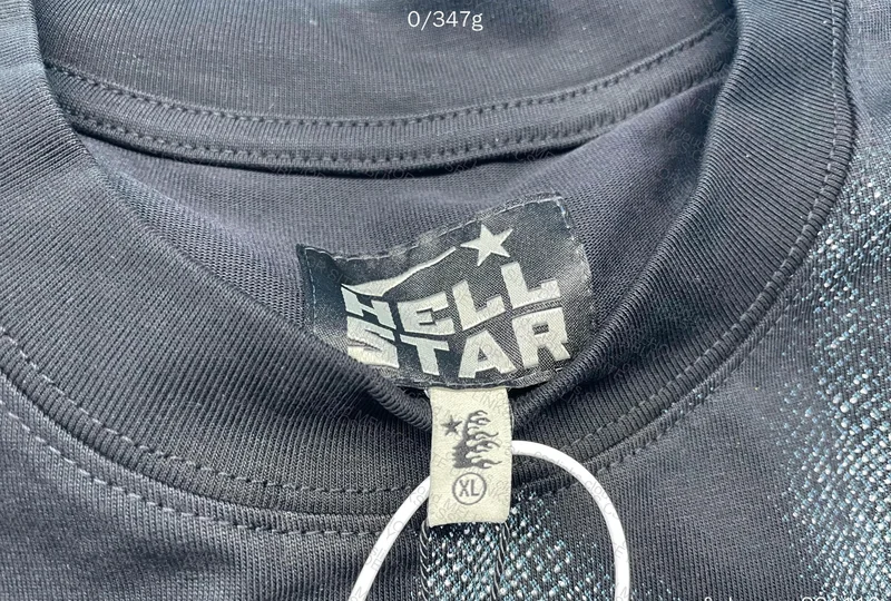 HellStar Shirt with measurements