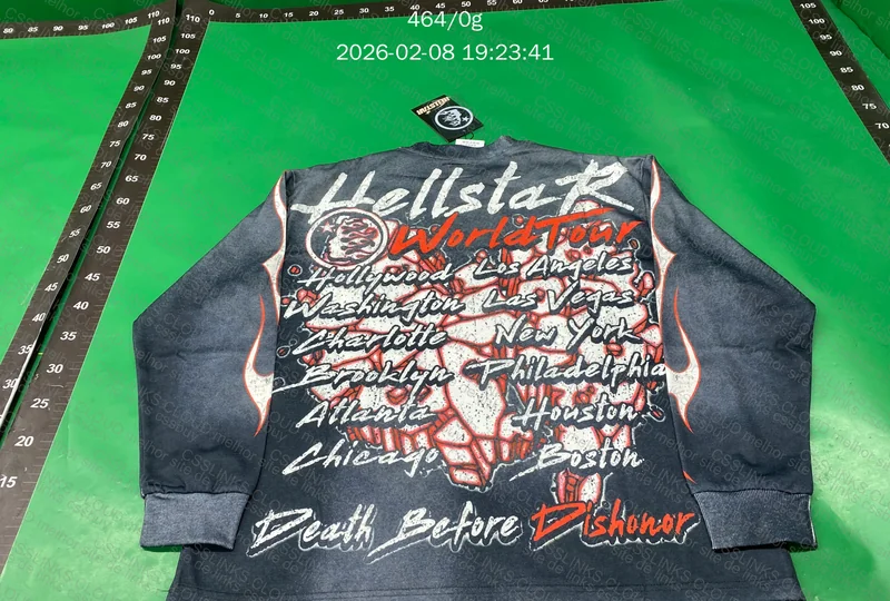 Camisa hellstar manga longa 5
