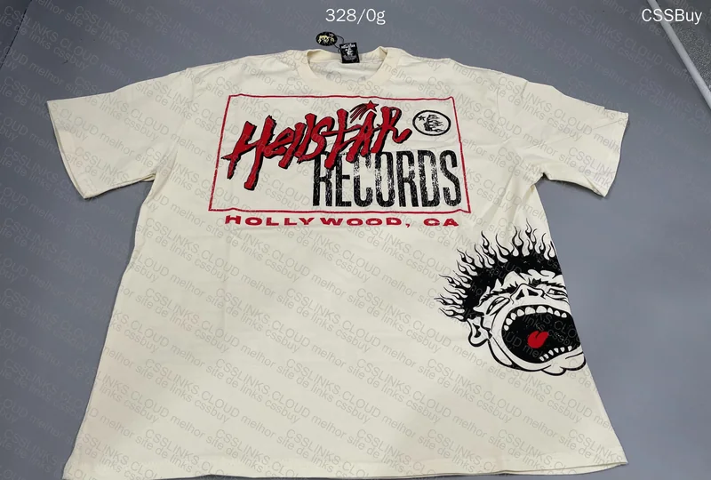 Hellstar Records Shirt with Measurements, GL?