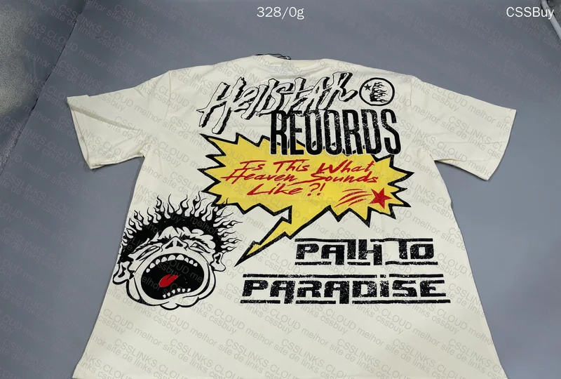 Hellstar Records Shirt with Measurements, GL? 2