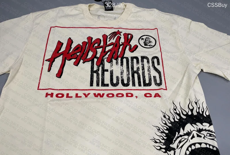 Hellstar Records Shirt with Measurements, GL? 4