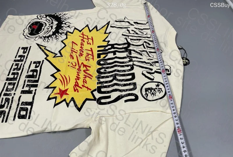 Hellstar Records Shirt with Measurements, GL? 5